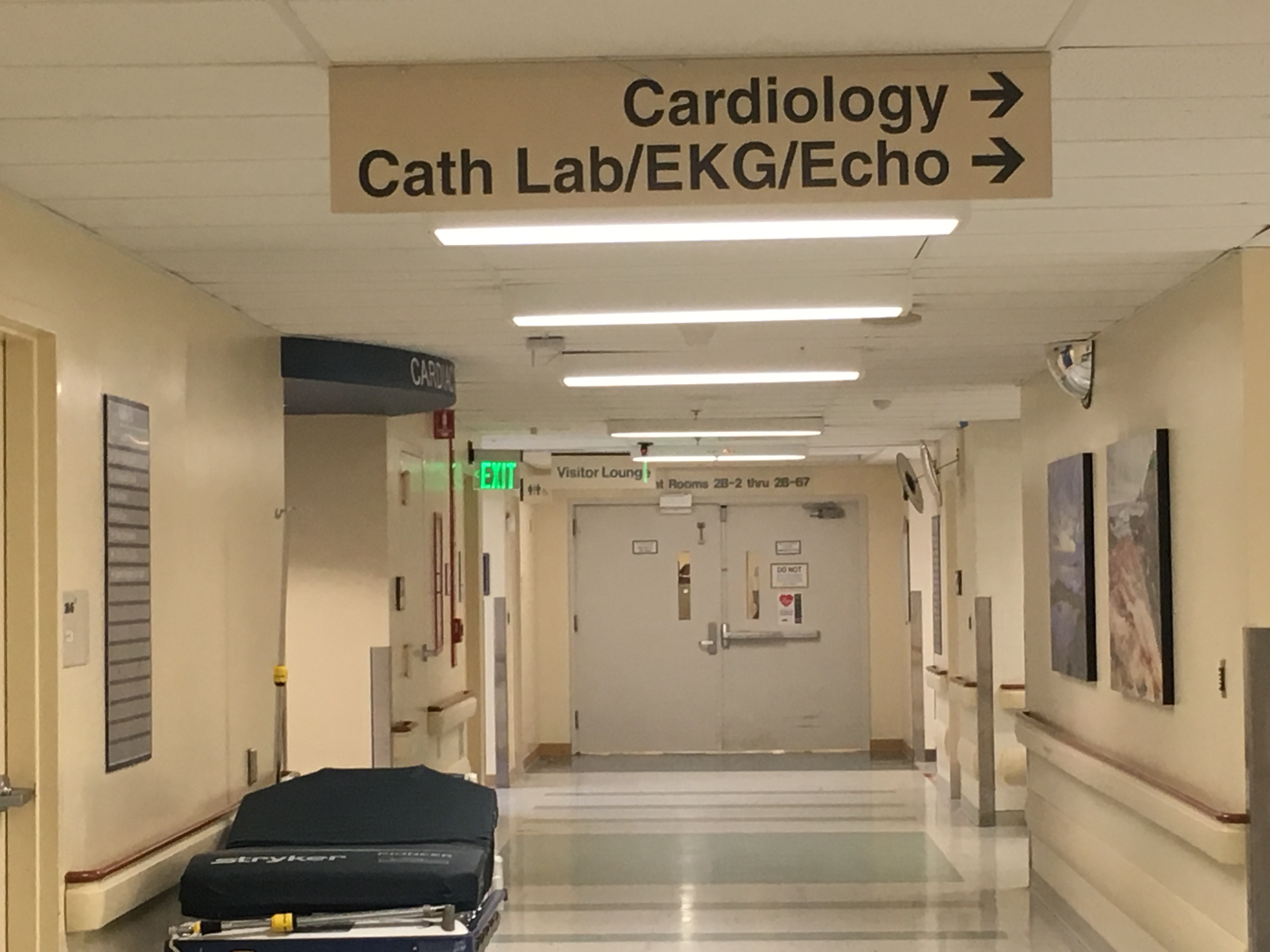 Cardiology hallway